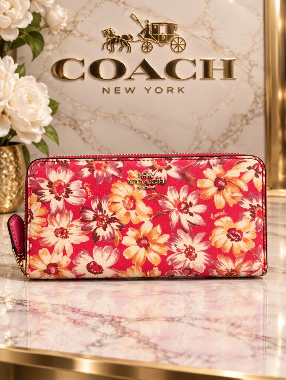 Coach Daisy Continental Wallet